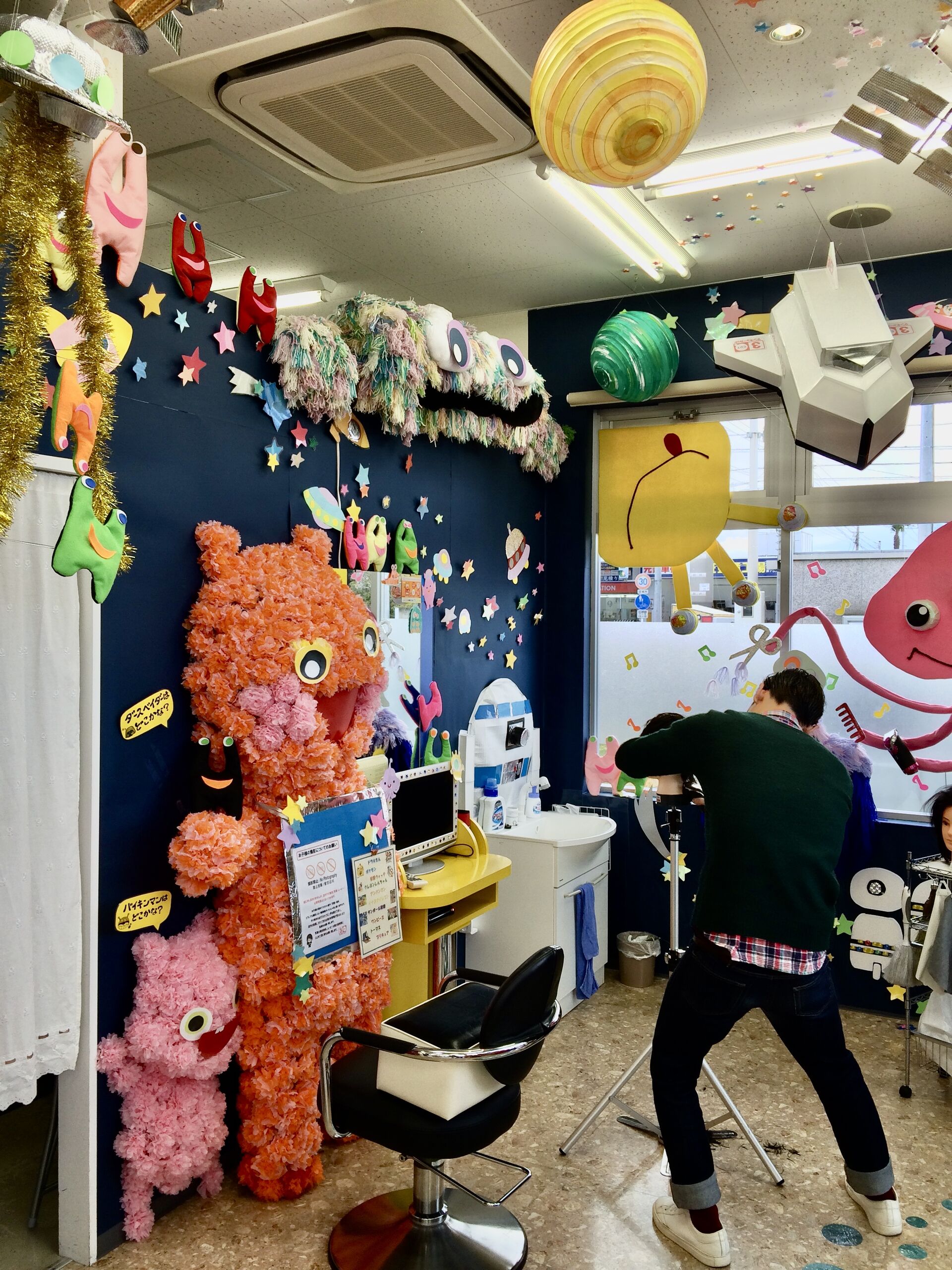 店内の飾り付け