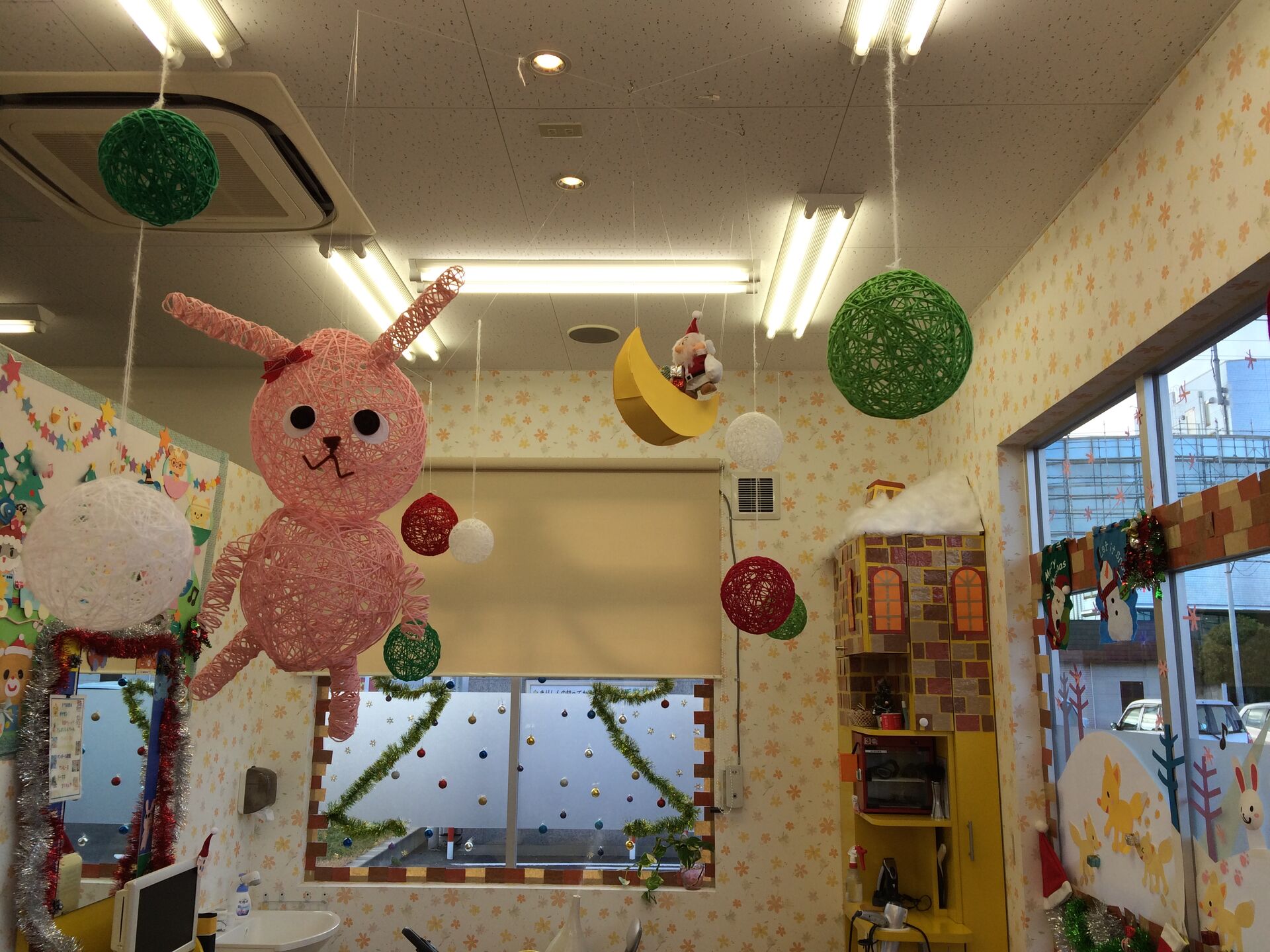 店内の飾り付け